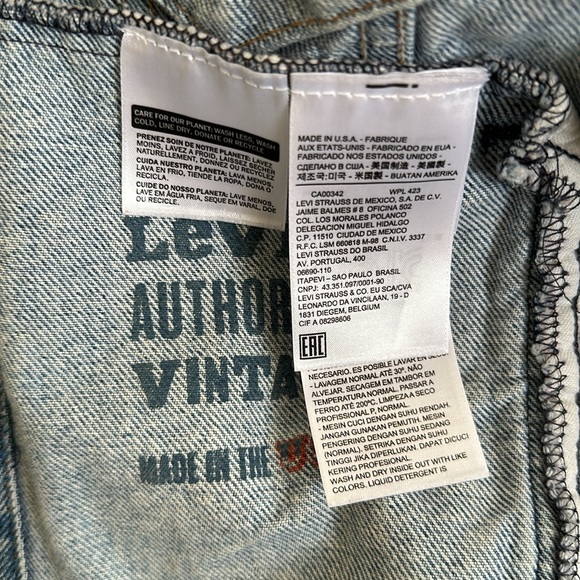 Levi’s 70s Denim Trucker Jacket - Men’s Small - Picture 4 of 5